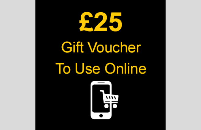 £25 Gift Voucher To Use Online - Image 1